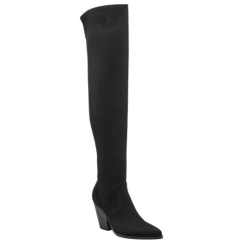 Marc Fisher Gwyneth Over The Knee Boot In Black